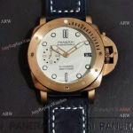 Clone Panerai Submersible Bianco 42mm Watch Rose Gold Pam01223